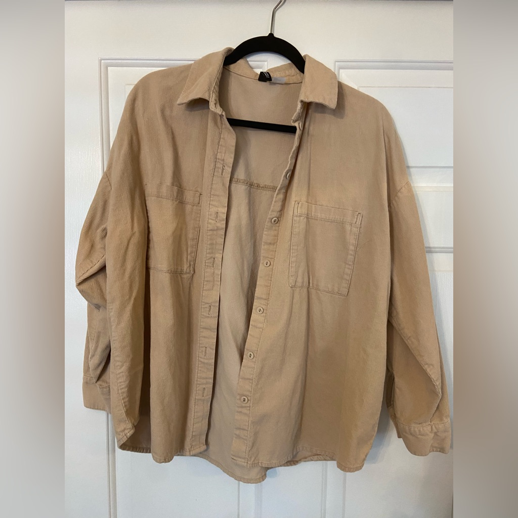 Tan Button Up Jacket